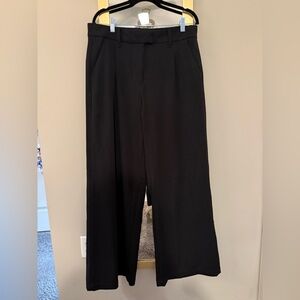 American Eagle Outfitters Black Wide-Leg Pants